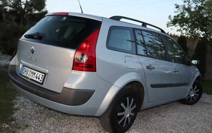 Renault Megane cena 3444 przebieg: 147650, rok produkcji 2005 z Poznań małe 154